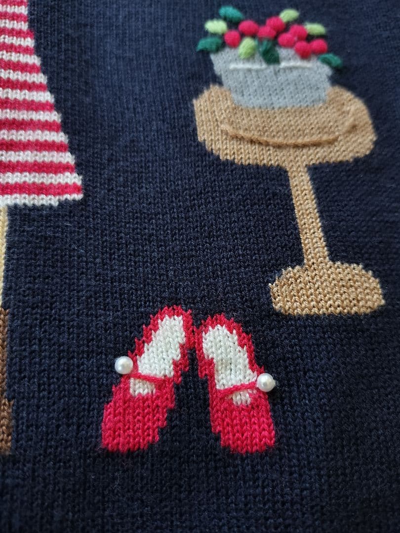 ファミリア　150 　カーディガン　　スカート