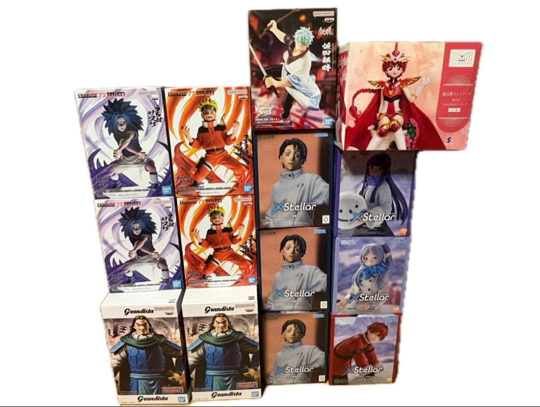 プライズフィギュアまとめ売り　呪術廻戦　ナルト　キングダム　フリーレン等