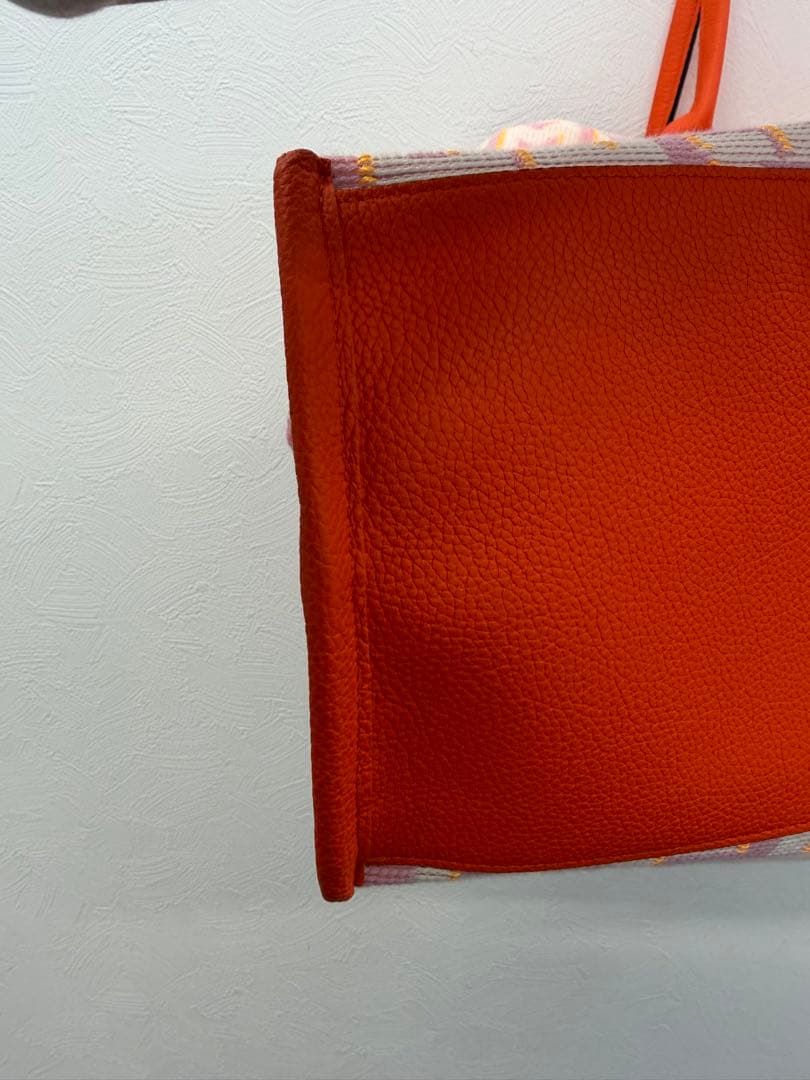 日*1様 LONGCHAMP ロンシャン ロゾ トートバッグ オレンジ ピンク