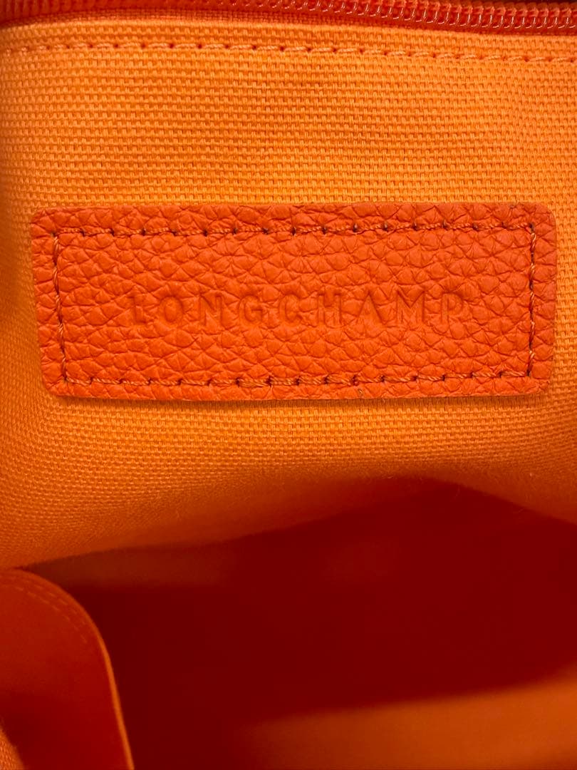 日*1様 LONGCHAMP ロンシャン ロゾ トートバッグ オレンジ ピンク