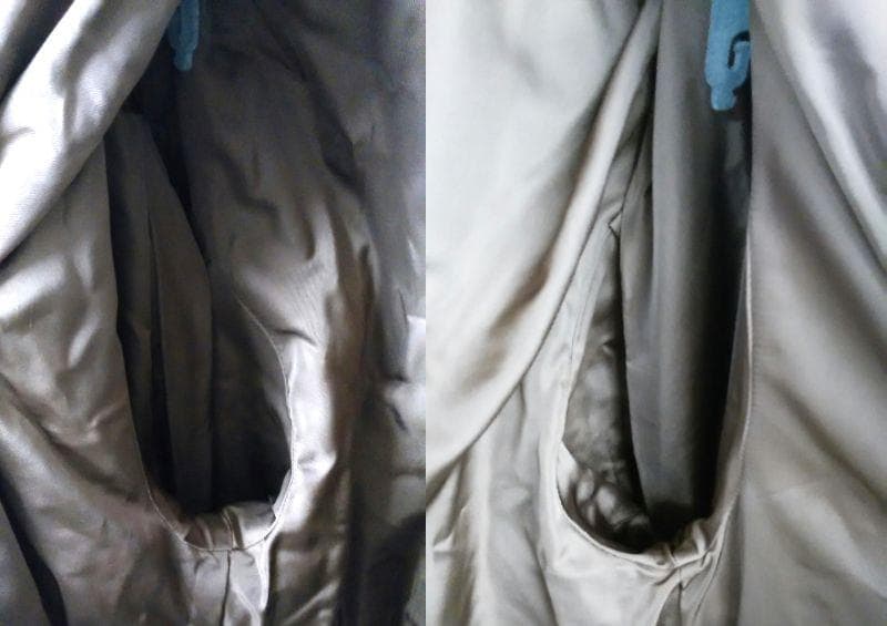 vertfonce’　毛皮　ファー　ロングコート　パターン付き　ロングコート