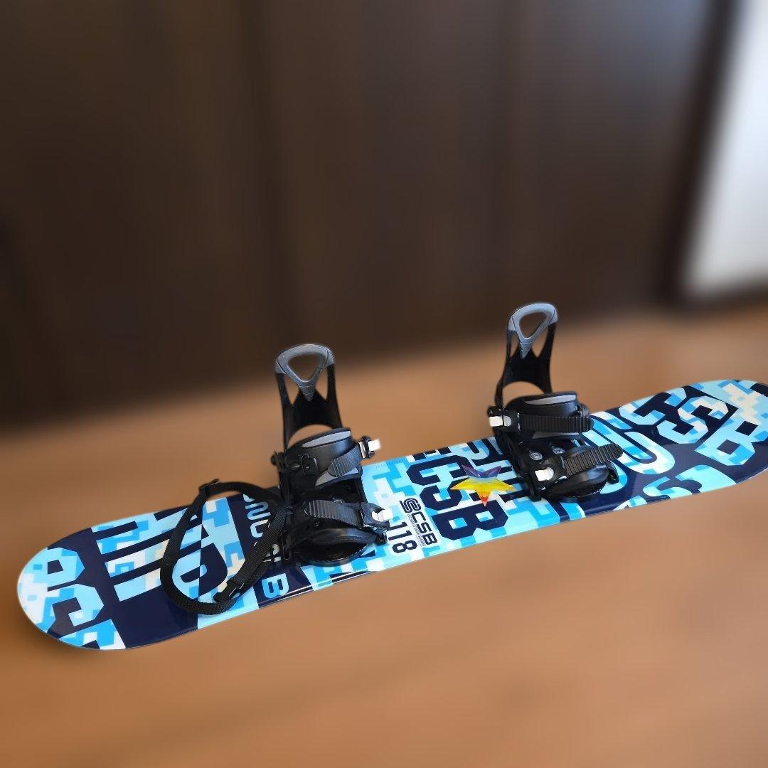 キッズ　ジュニア　スノーボード3点セット　 板118cm ブーツ22~23cm