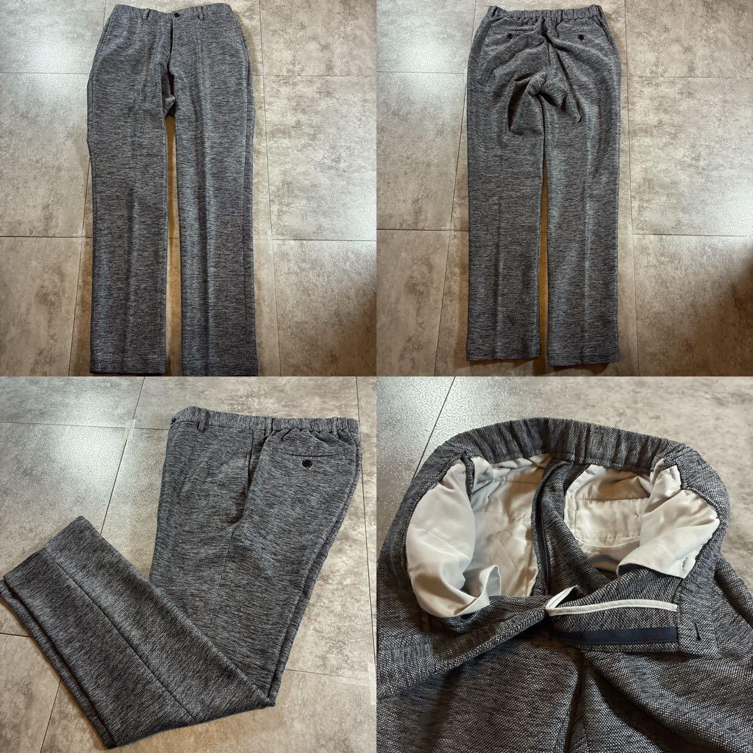 良品 トロッター メンズスーツセットアップ ストレッチ ツイル ネイビー 36