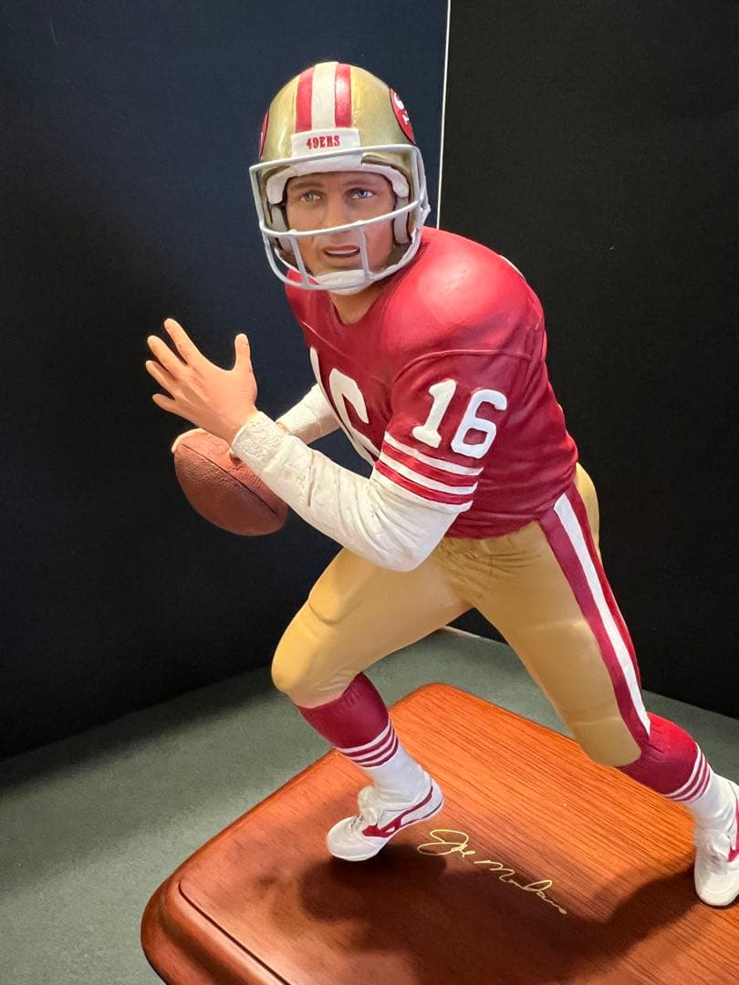 【超希少】ジョー・モンタナ NFL 49ers ※ダン バリーミント社フィギュア