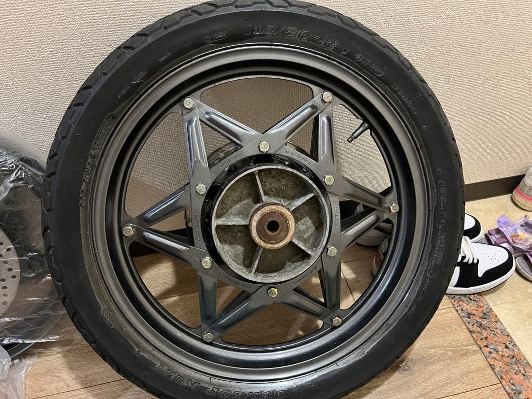 cbr400f ホイール前後