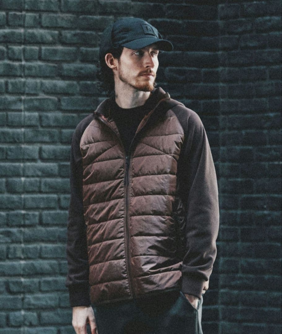 【BRIEFING】フード付きブラックジャケット サイズXL