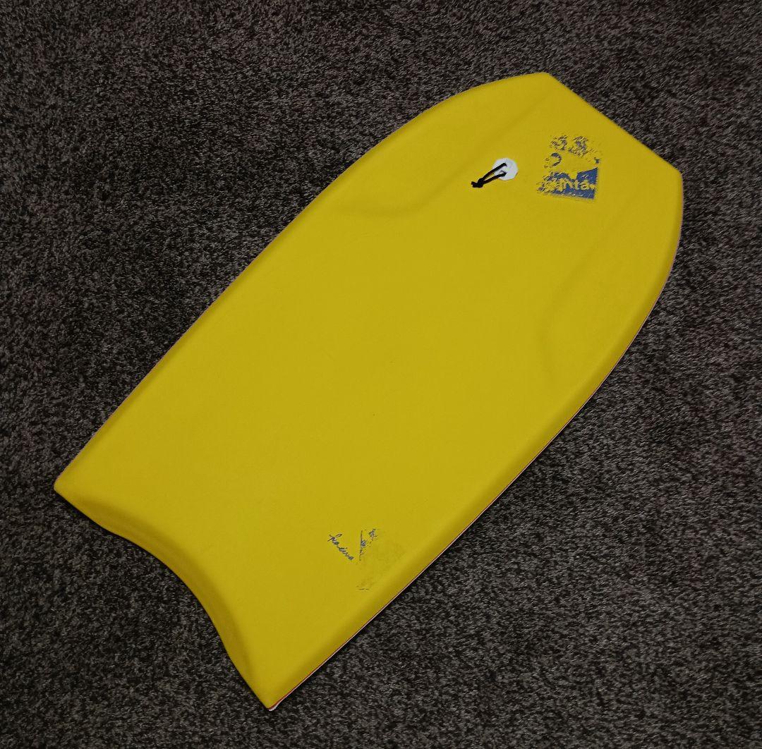 マンタ manta ボディボード イエロー 約105cm✕55cm