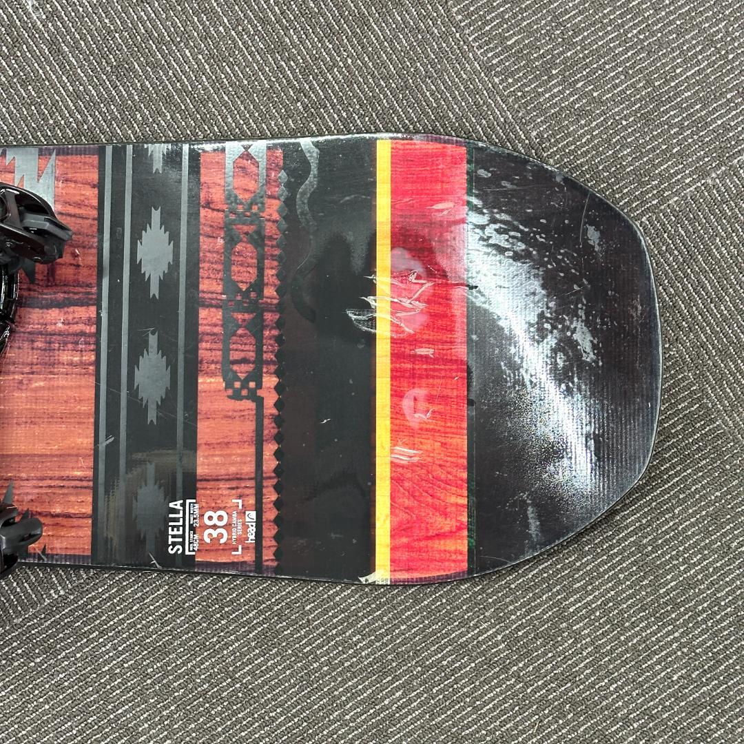 中古 HEAD STELLA DCT スノーボード 38 ビンディング セット