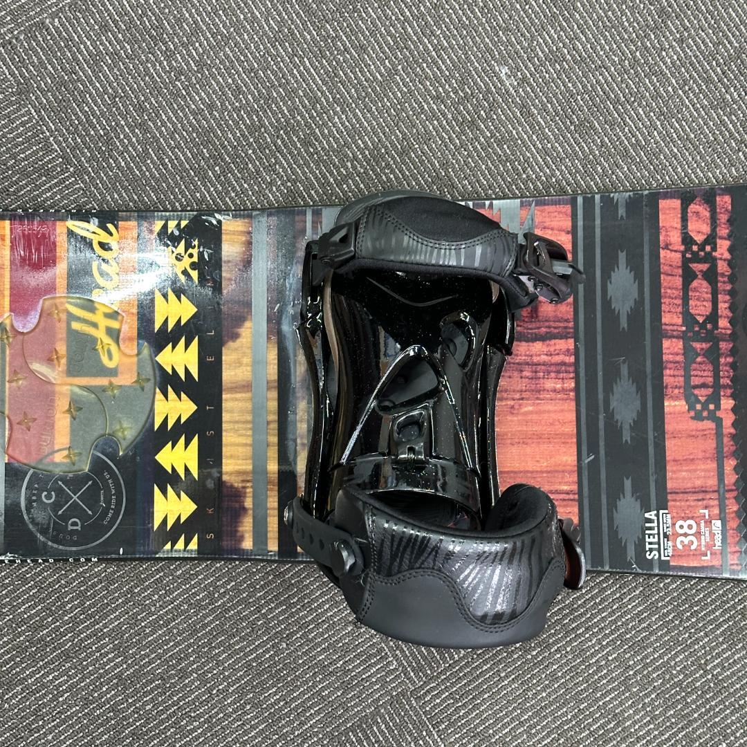 中古 HEAD STELLA DCT スノーボード 38 ビンディング セット