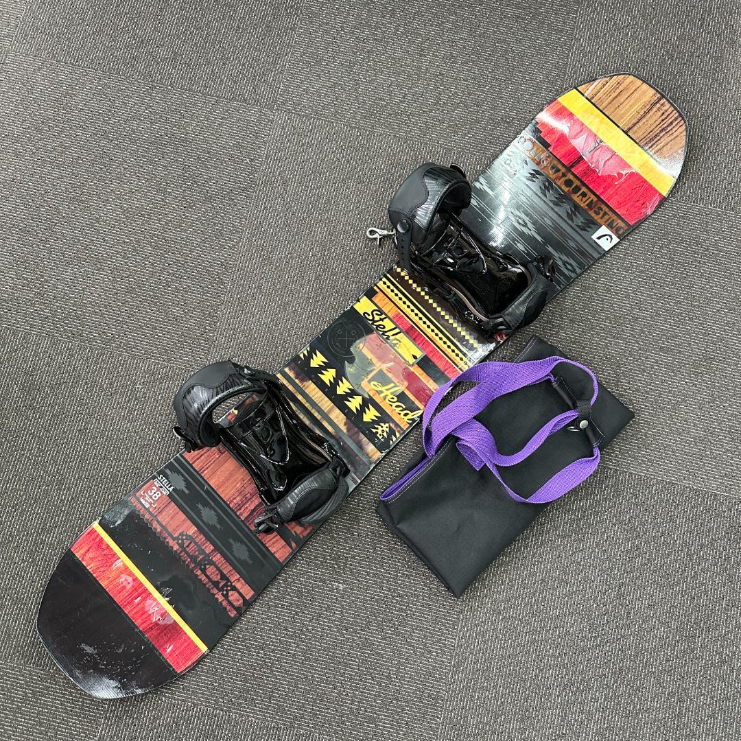 中古 HEAD STELLA DCT スノーボード 38 ビンディング セット