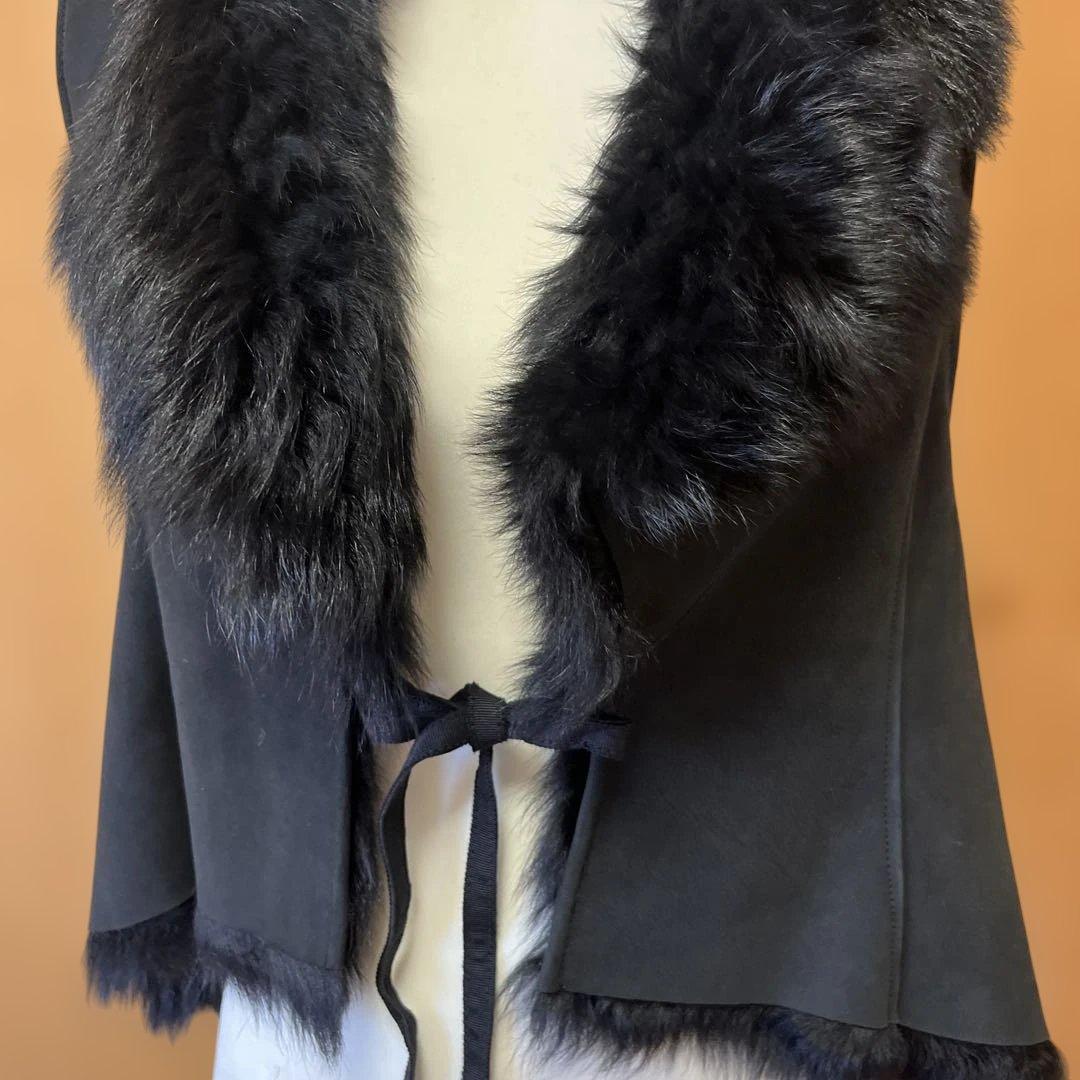 インゲボルグ 羊皮レザーベスト