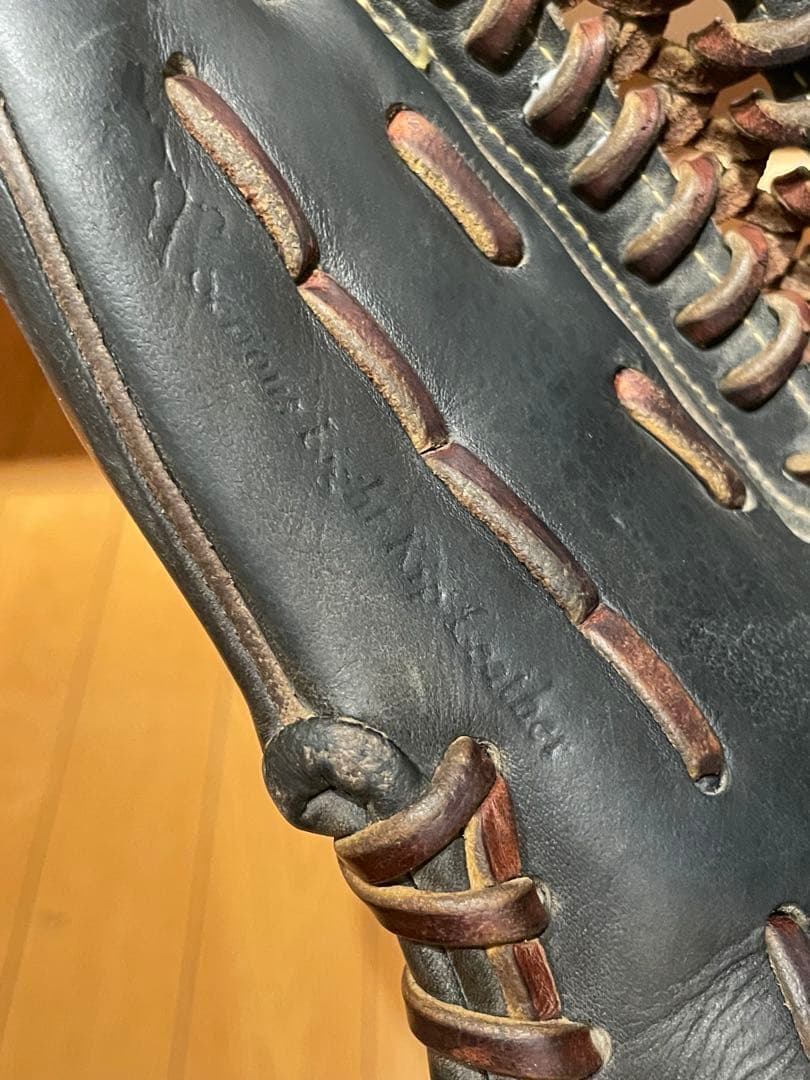 ミズノプロ 硬式 内野手 ブラック キップレザー