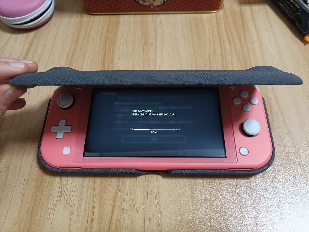Nintendo Switch Lite　ピンク +SDカート+公式カバー訳あり