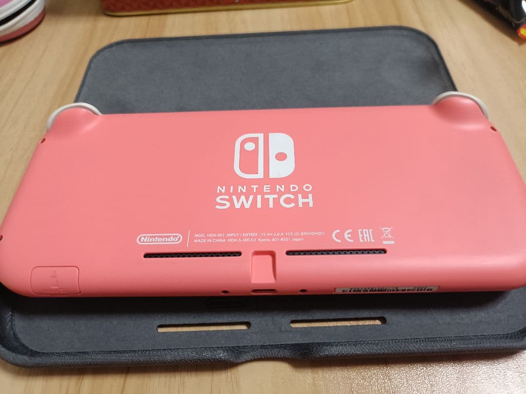 Nintendo Switch Lite　ピンク +SDカート+公式カバー訳あり