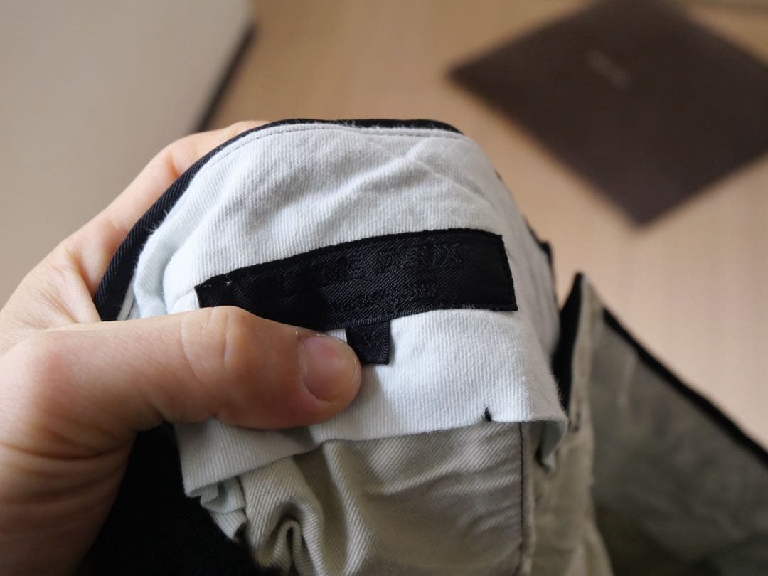 COMME des GARCONS homme deux スラックス　ブラック