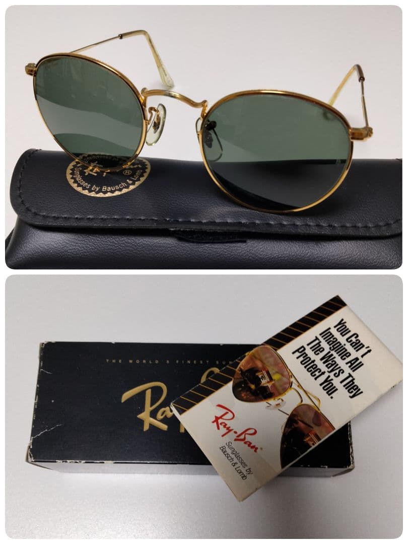 1980s Ray-Ban USA B&L ‘Round l W1573