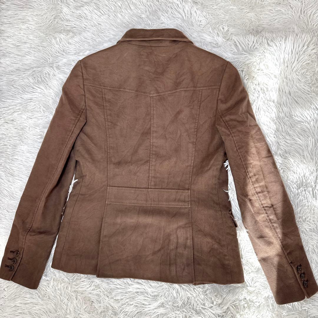 バーバリーロンドン テーラードジャケット ノバチェック イタリア製生地 比翼 M