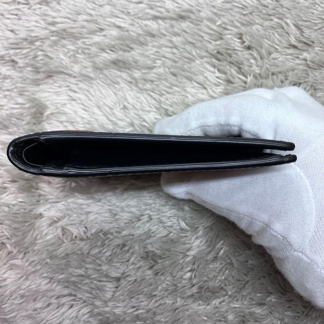 極美品✨GUCCI キングスネーク GGスプリーム 二つ折り財布 GG柄