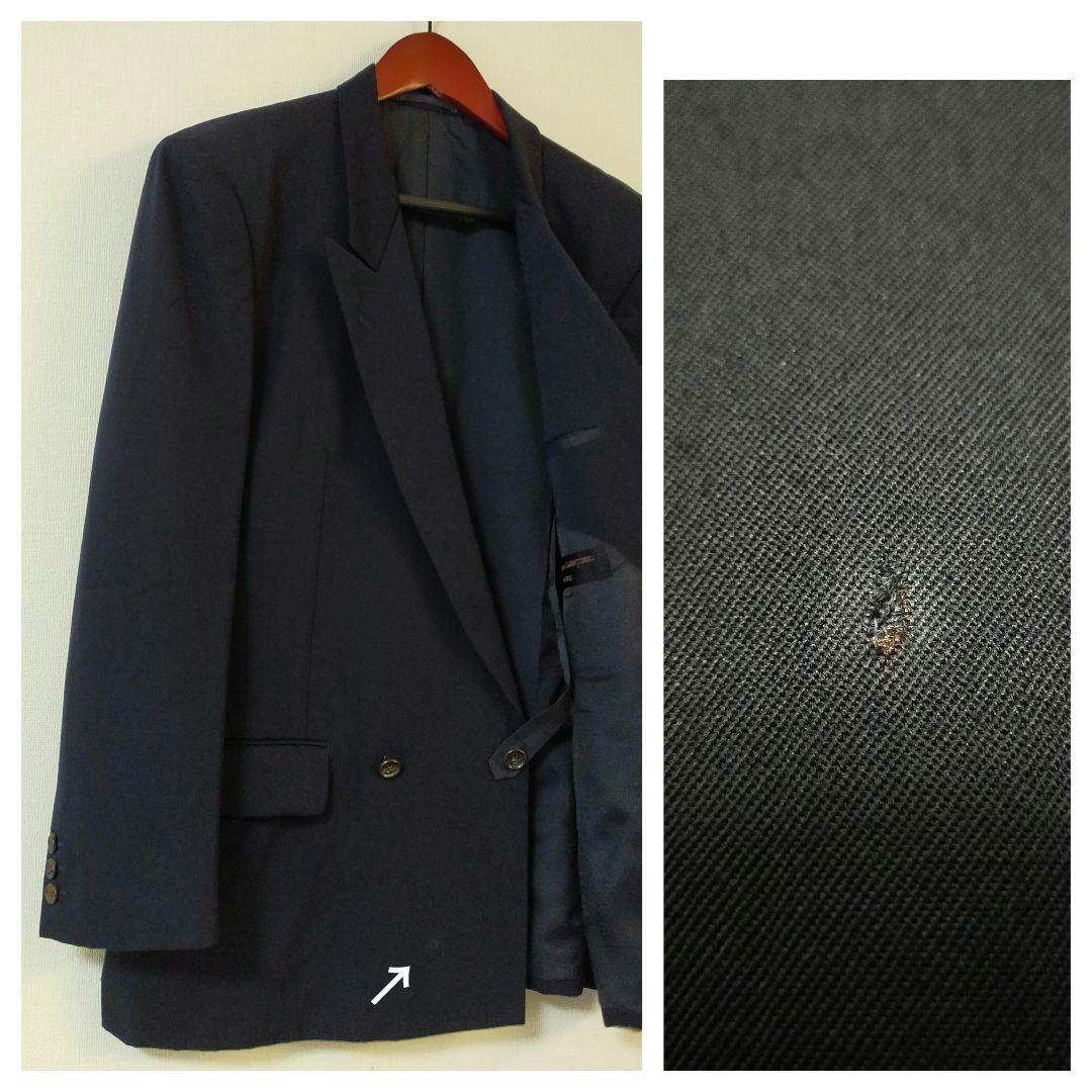 90S　COMME des GARCONS　濃紺　ダブルブレストスーツ