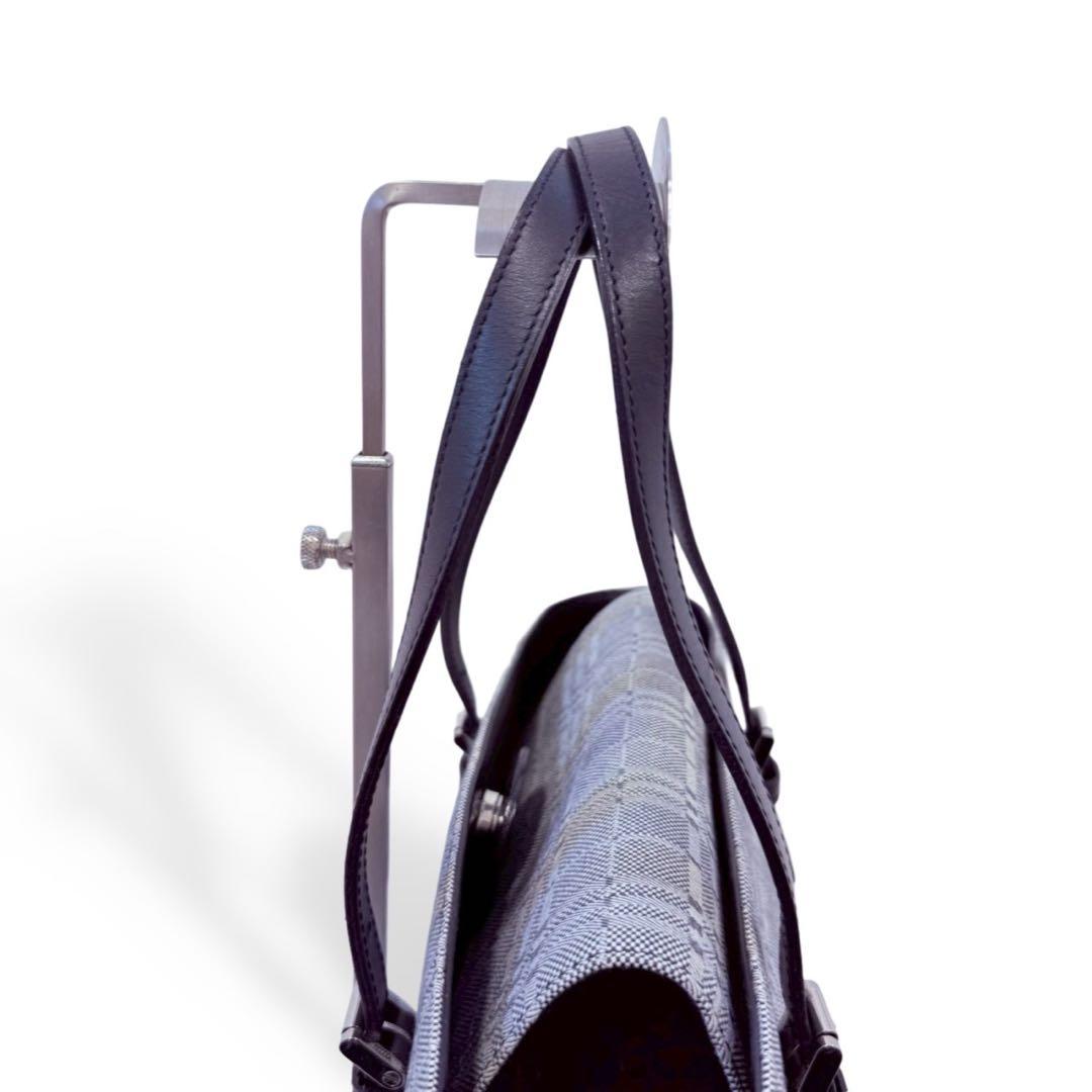 BURBERRY ノバチェック トートバッグ グレー A4収納可 肩掛けかばん