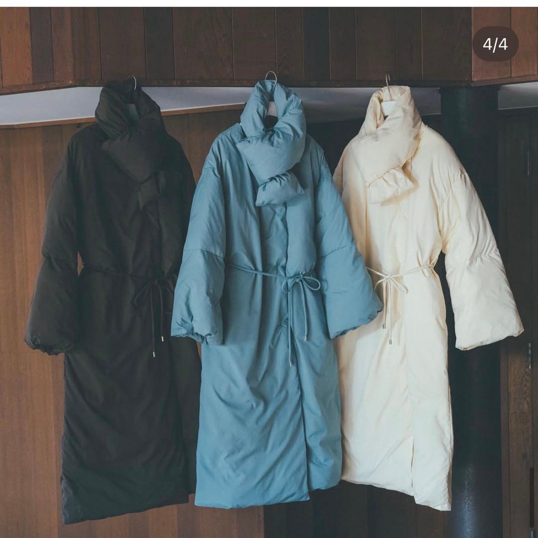 U by Spick & Span 　松田未来コラボ　ノーカラーカポックコート