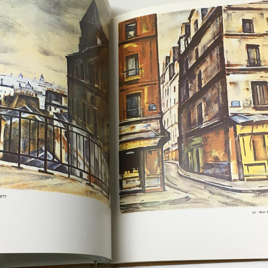 ▽31D　荻須高徳リトグラフ カタログ・レゾネ　リトグラフ3図入　1982