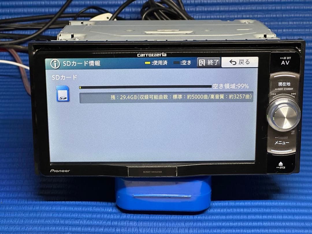 2025年　楽ナビ　AVIC-RW09 HDMI/フルセグ/Bluetooth
