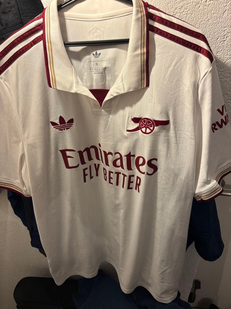 アーセナル エゼ10番　公式ユニフォーム　XLシャツ