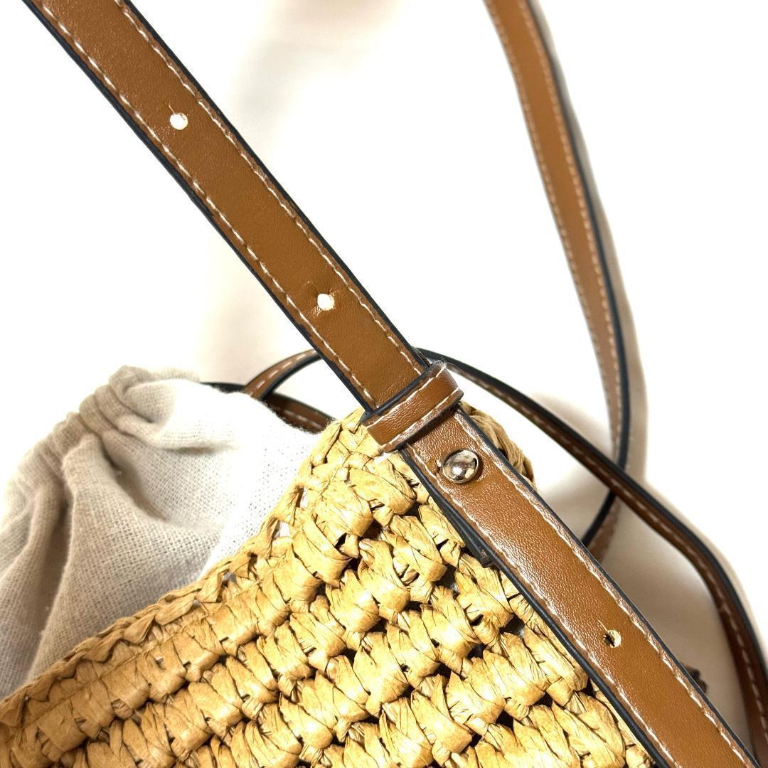 ロエベ ショルダーバッグ ストローバッグ レディース カゴバッグ ラフィア