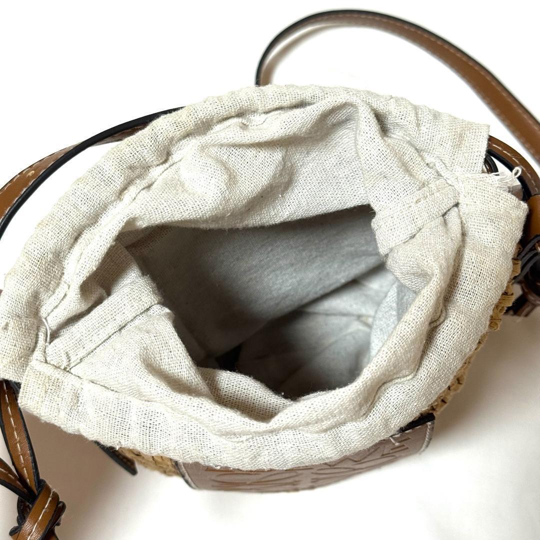 ロエベ ショルダーバッグ ストローバッグ レディース カゴバッグ ラフィア