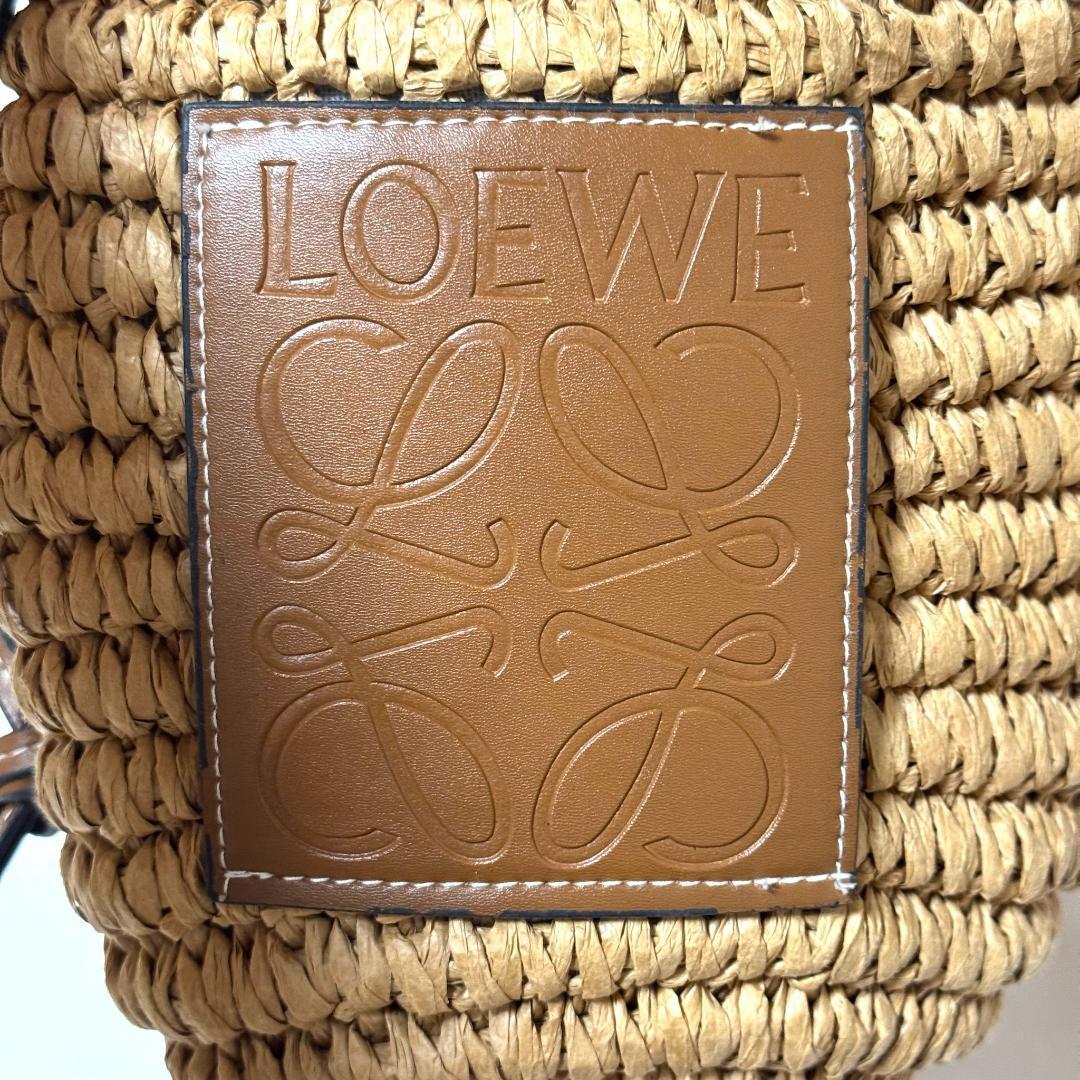 ロエベ ショルダーバッグ ストローバッグ レディース カゴバッグ ラフィア
