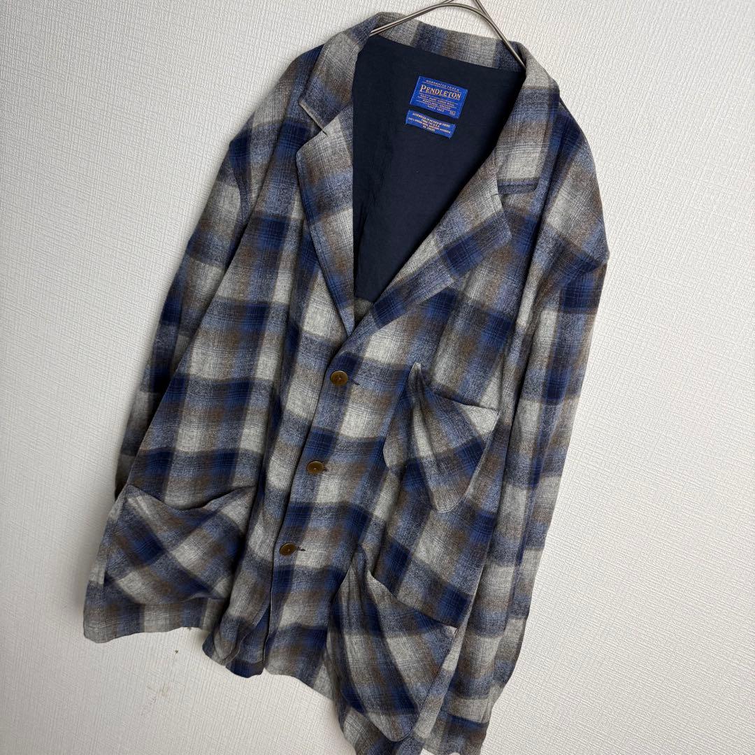ジャケット・アウター 652 Pendleton Heritage Plaid Wool Jkt XL