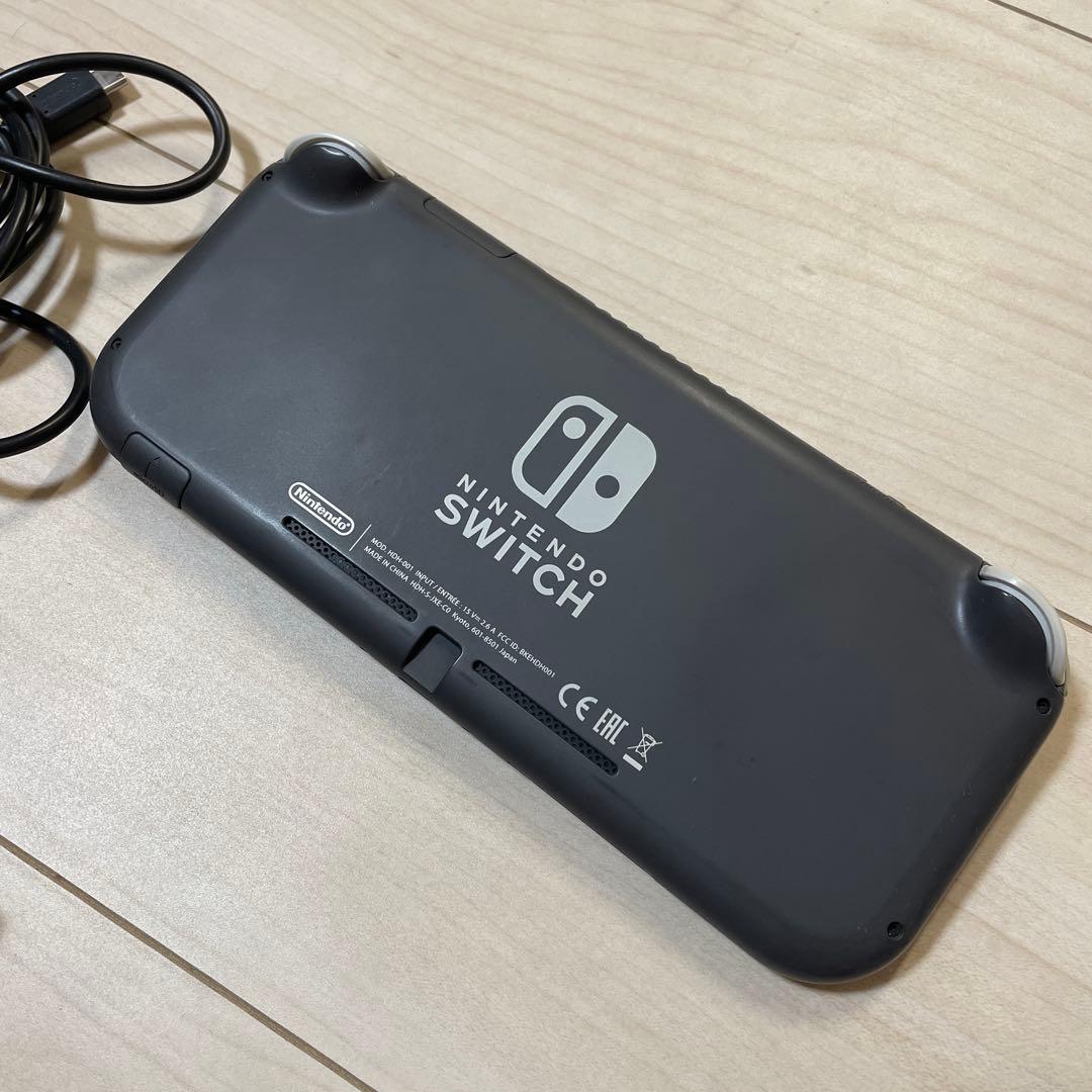 ［外箱なし］Nintendo Switch Lite グレー 本体 充電器付き