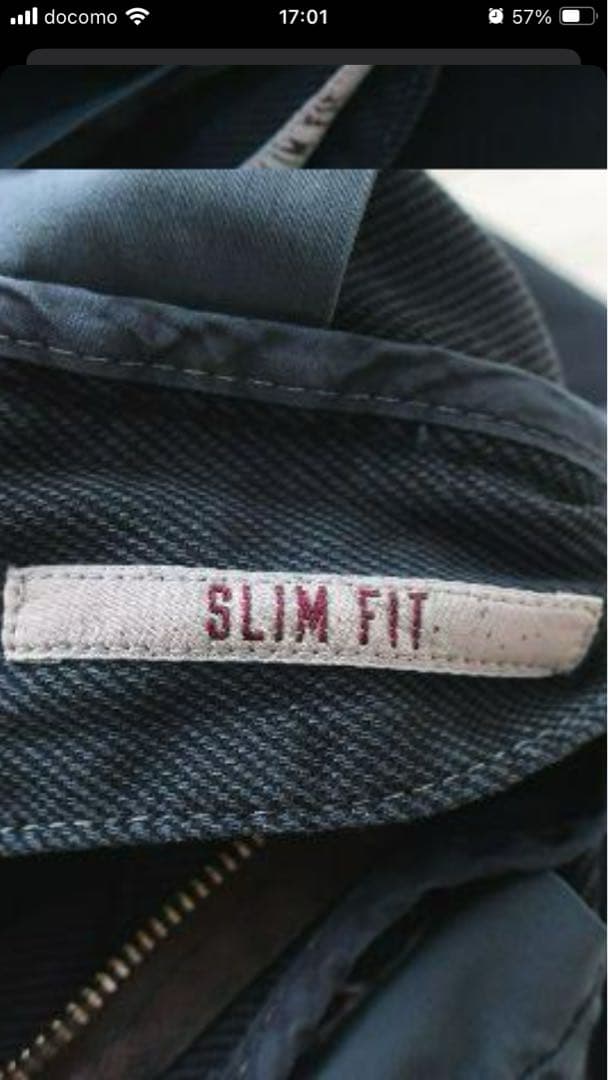 BRIGLIA 1949 上質　ストレッチ スリム チノパン 紺45