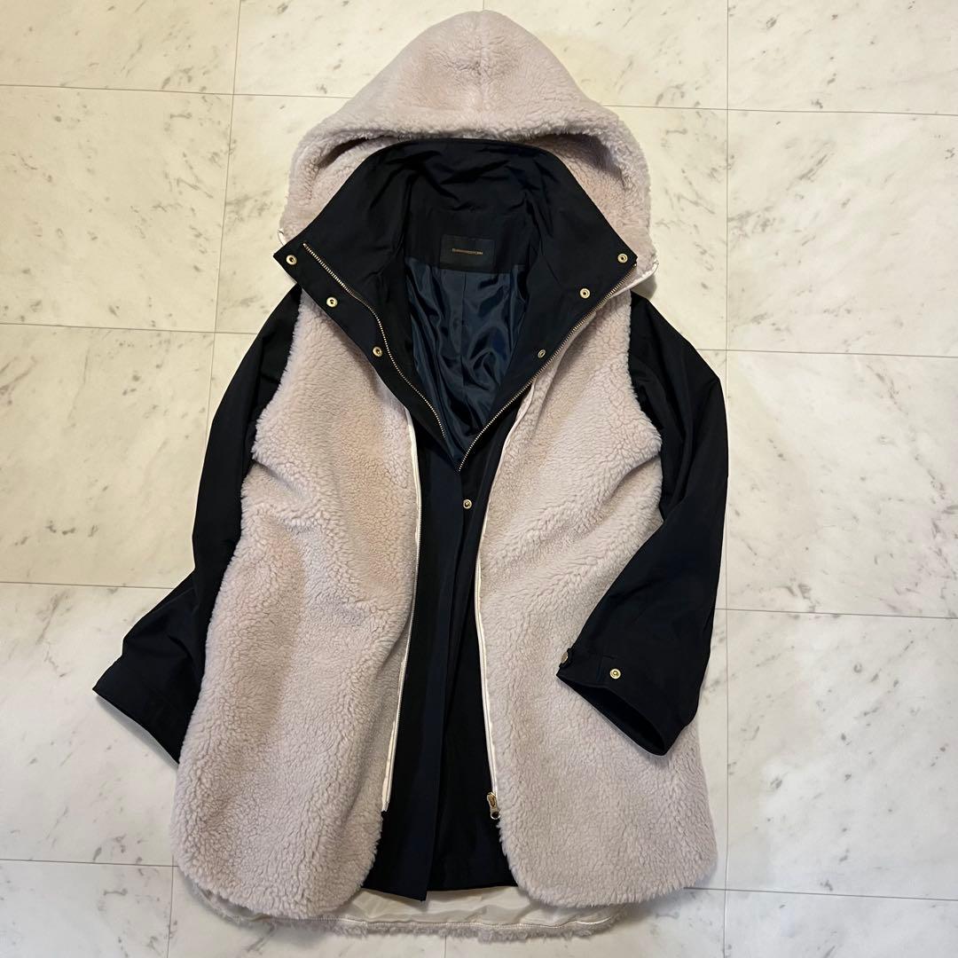 美品バンヤードストーム 4WAY ライナーフーディージャケット 黒L