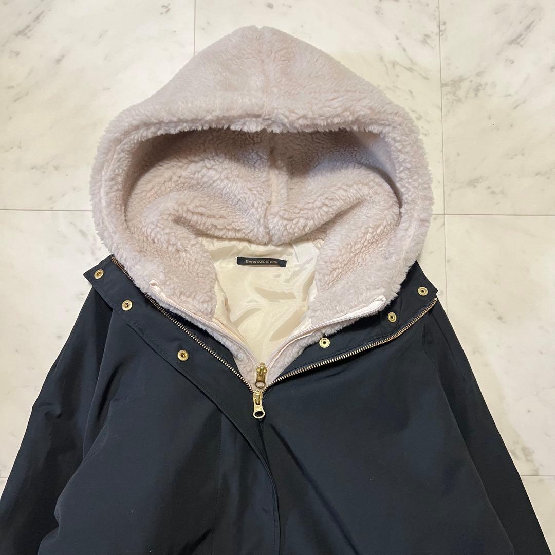 美品バンヤードストーム 4WAY ライナーフーディージャケット 黒L