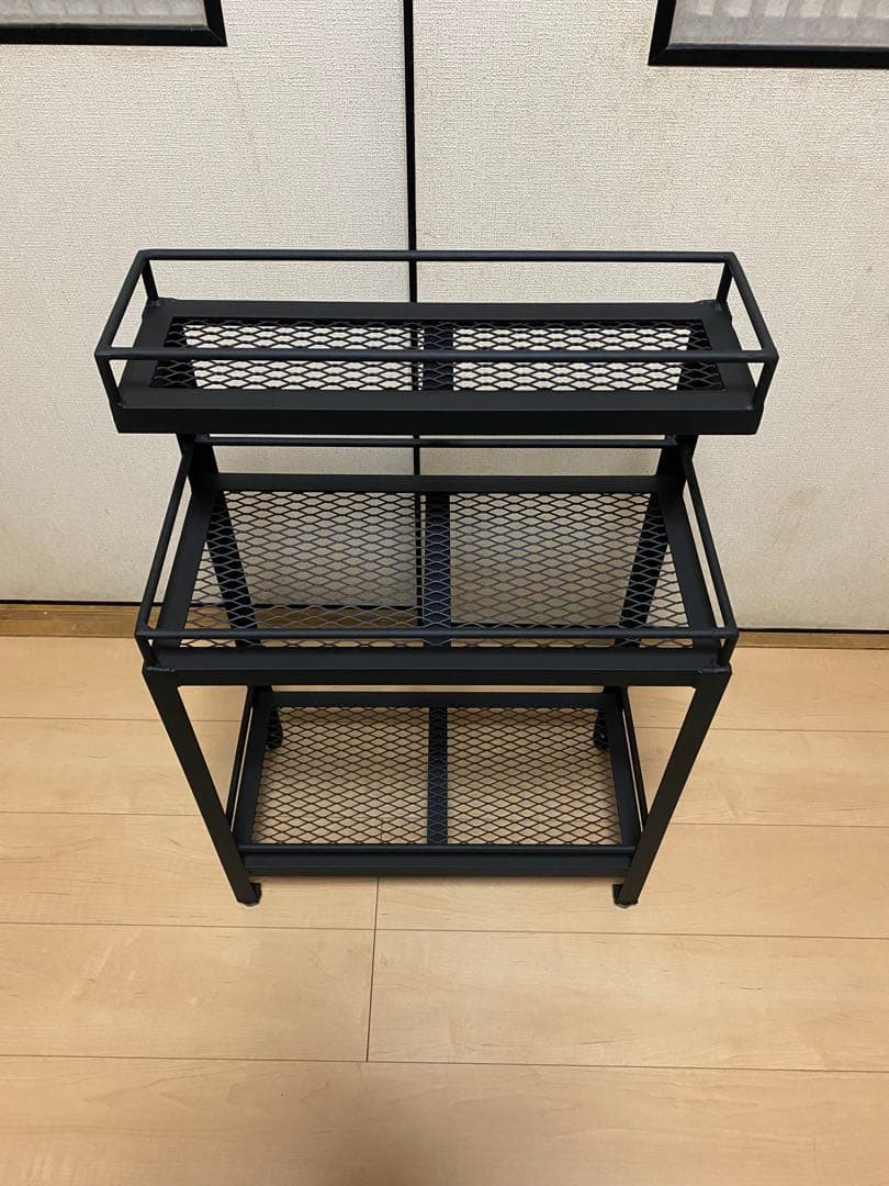 アイアンシェルフ　アイアンラック　インダストリアル 植物棚　アガベ　多肉植物