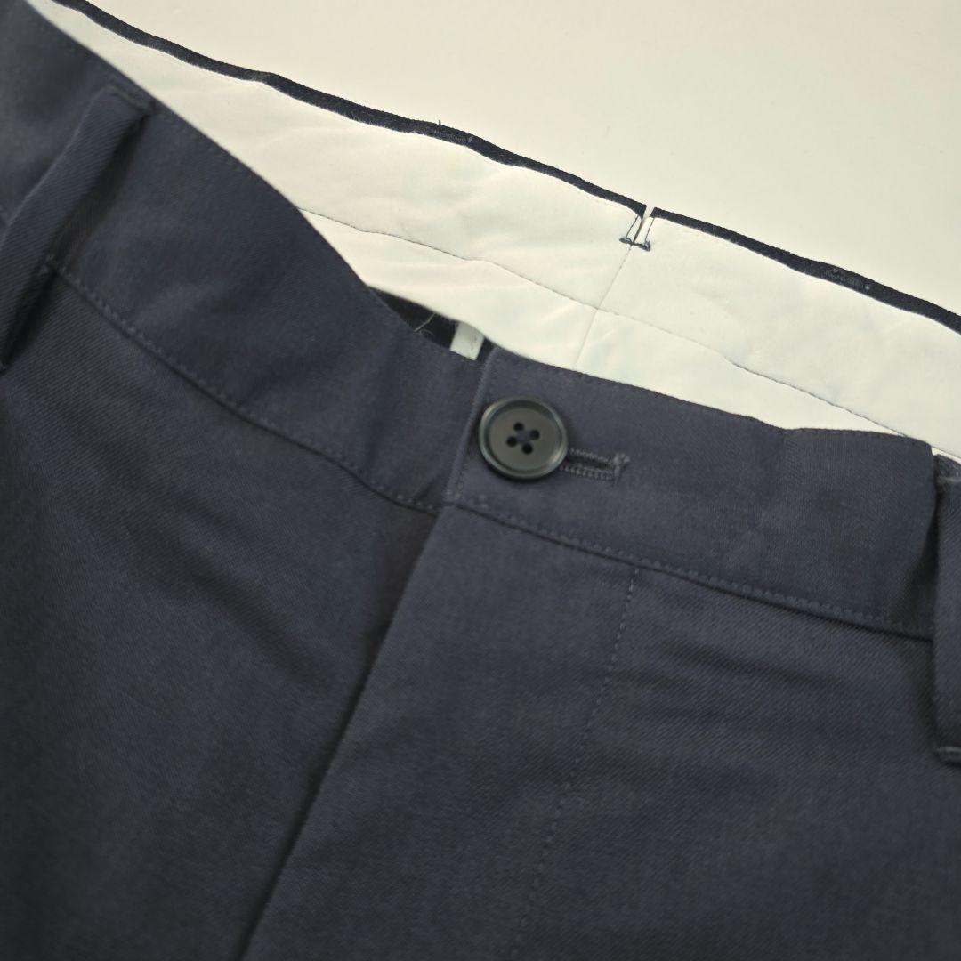 極美品★スティーブンアラン　2プリーツ テーパード パンツ　1.9万　ウール　S