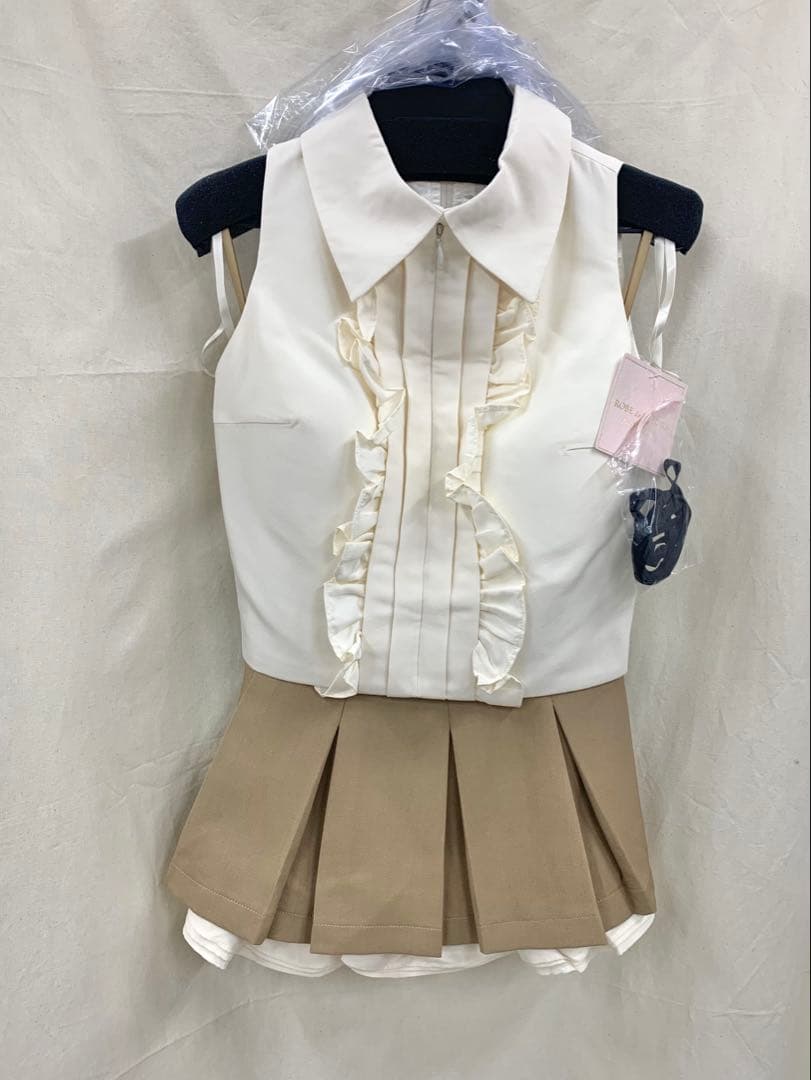 ベージュXS 4609 ディア　アニエルローブドフルール　ブリエ　キャバドレス