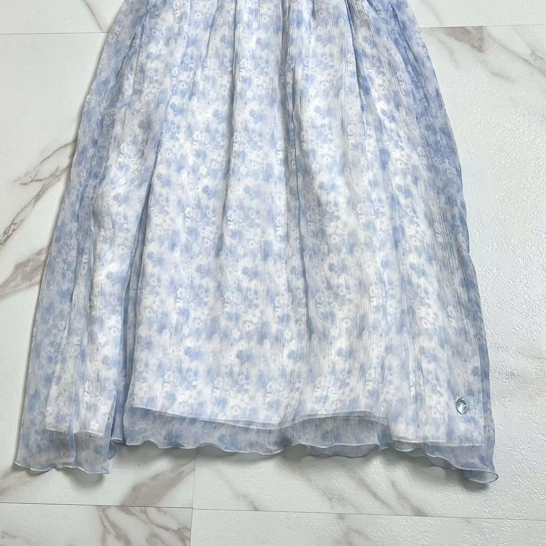 babyDior ディオール　シルクシフォンサマードレス　ワンピース　サイズ6