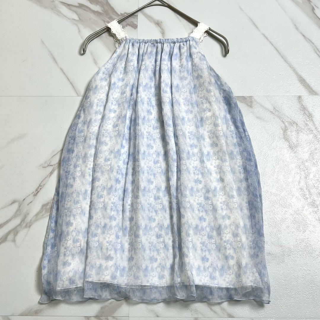 babyDior ディオール　シルクシフォンサマードレス　ワンピース　サイズ6