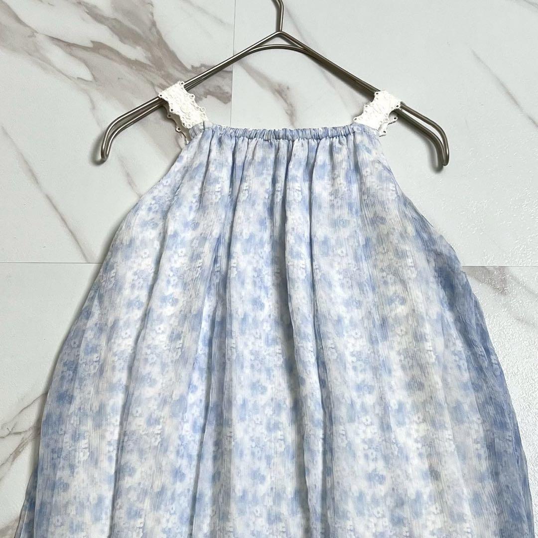 babyDior ディオール　シルクシフォンサマードレス　ワンピース　サイズ6