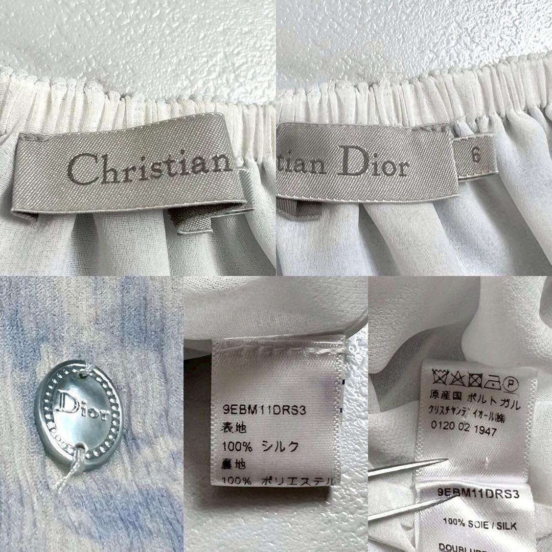 babyDior ディオール　シルクシフォンサマードレス　ワンピース　サイズ6