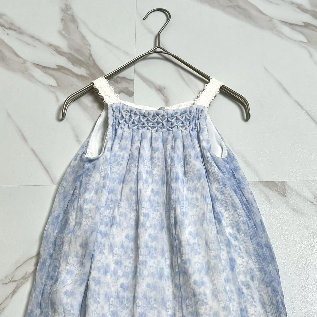 babyDior ディオール　シルクシフォンサマードレス　ワンピース　サイズ6