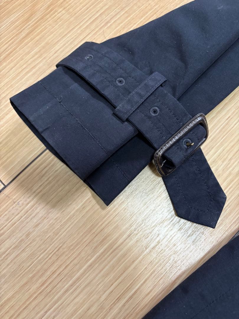 AIGLE エーグル GORETEX ファー付きトレンチコート黒 レディース　S