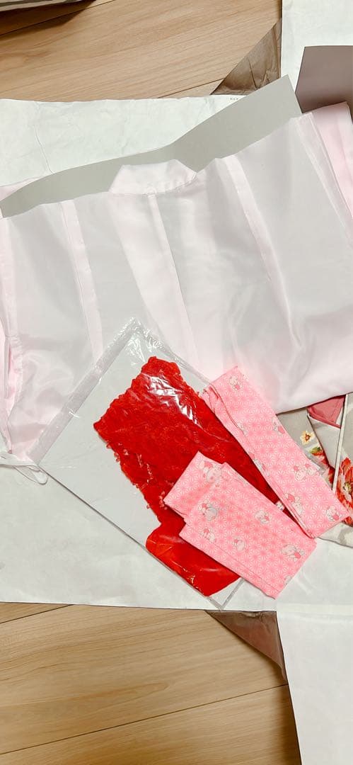 七五三 7歳 花柄着物 セット