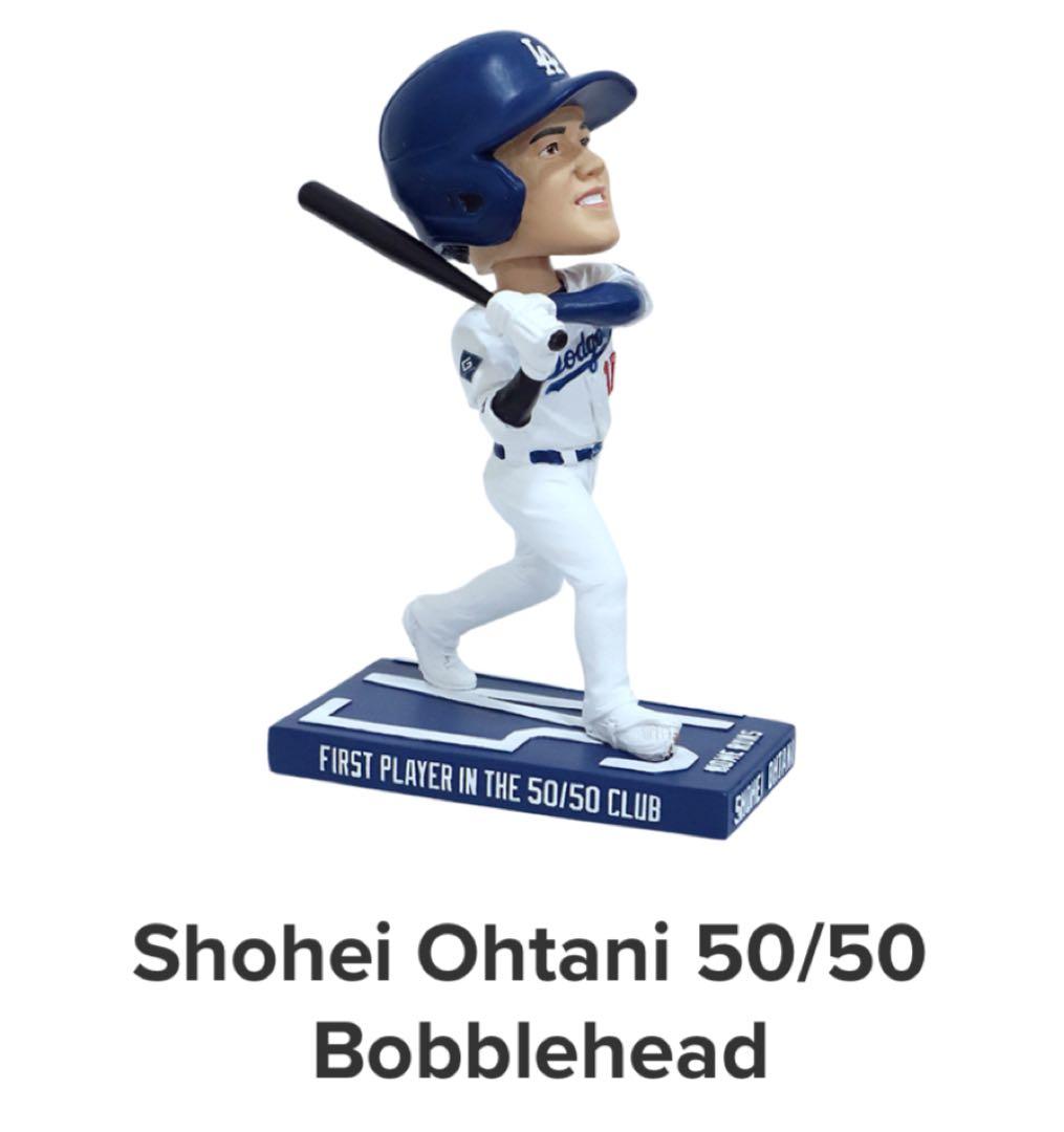 829発送 8/27来場特典 ドジャース 大谷翔平 ボブルヘッド 50/50①