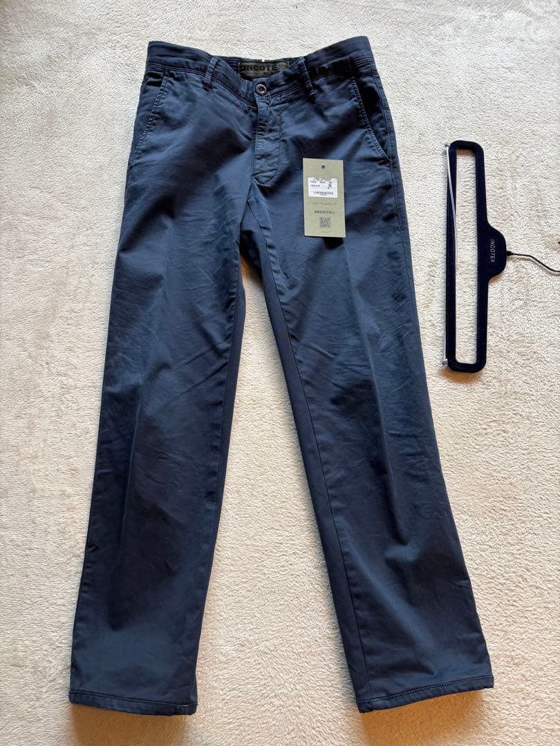 【美品】INCOTEX 100型 チノ28ネイビー定価4.7万