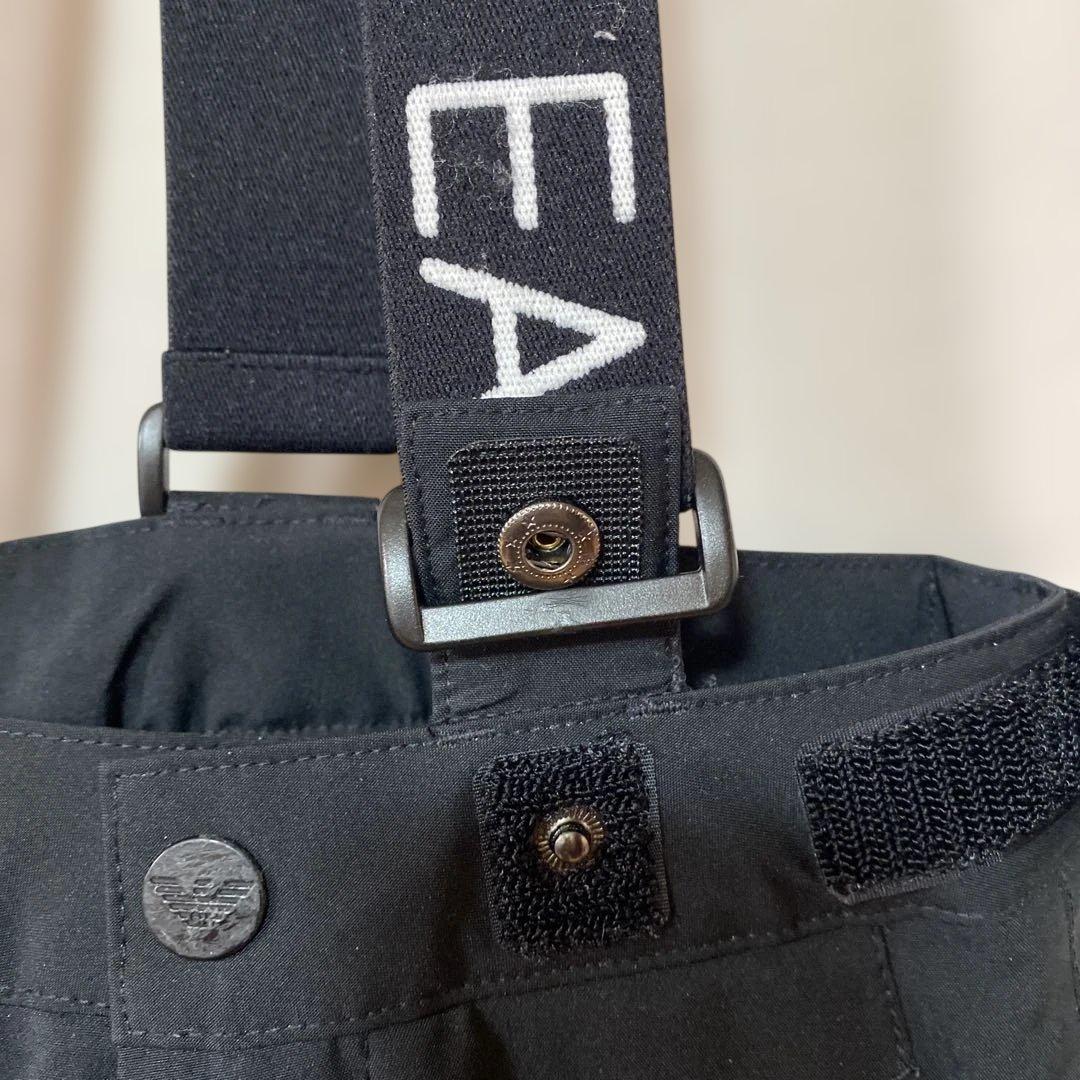 【美品】EA7 黒 スキーウェア 子ども用　110cm