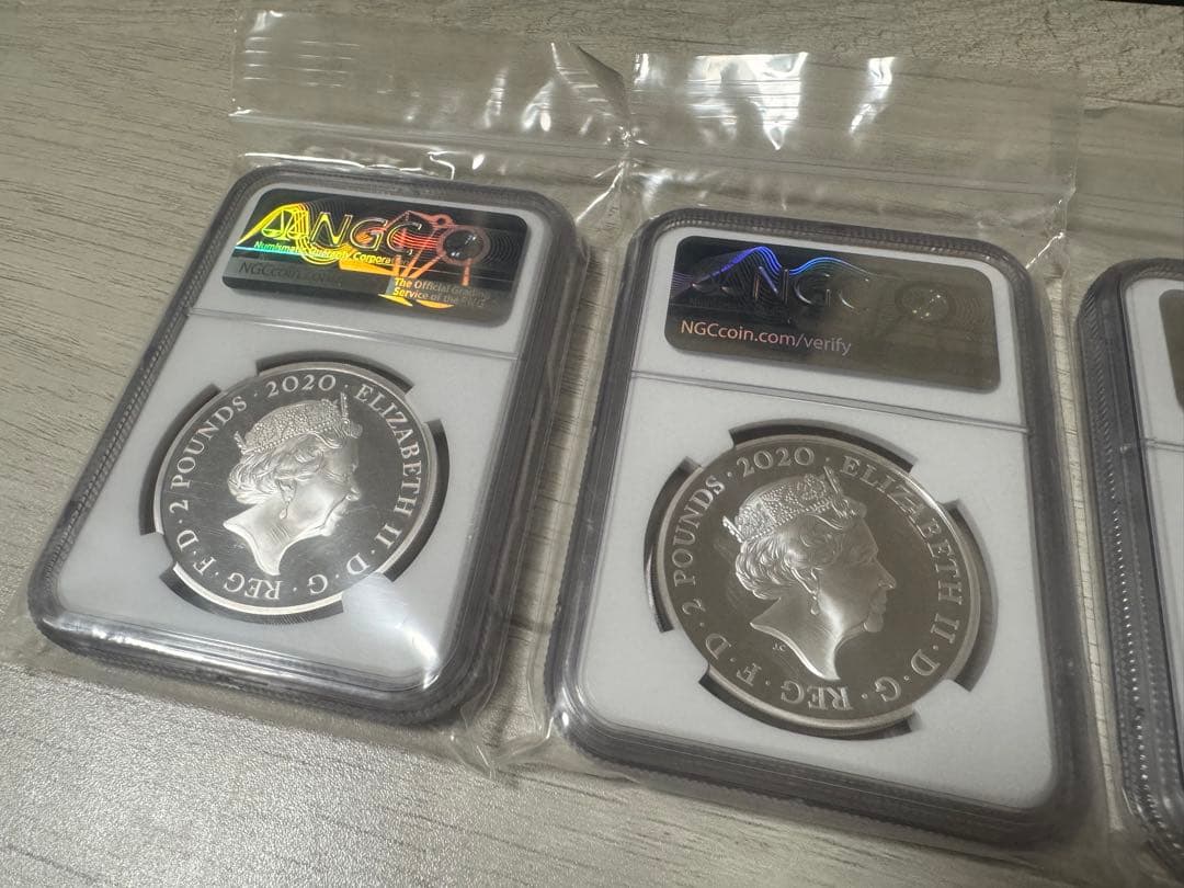 【katanonoko】ロイヤルミント007 銀貨　